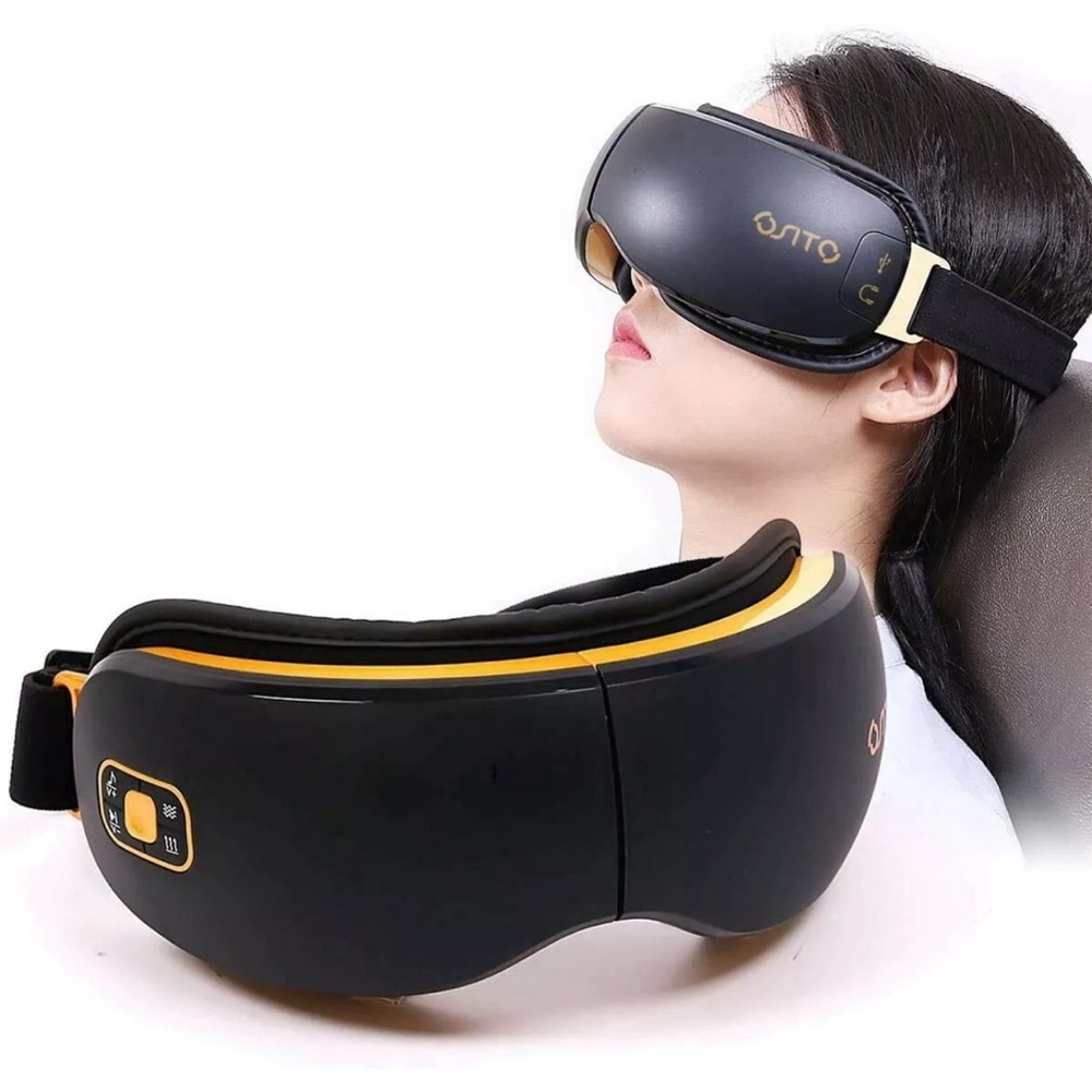 OSITO Rechargeable Eye Massager with Heat for Dry Eye with Vibration to Refresh